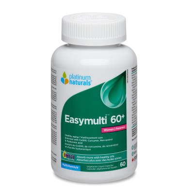 Platinum Naturals Easy Multi 60+ for Women 60 softgels