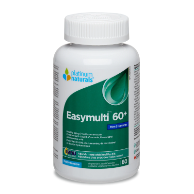 Platinum Naturals Easy Multi 60+ for Men 60 softgels