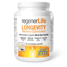 Natural Factors Regener Life Longevity 30 packets