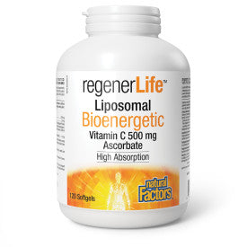 Natural Factors Regener Life Liposomal Bioenergetic Vitamin C 120 softgels