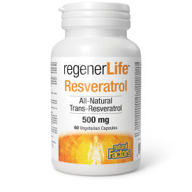 Natural Factors Regener Life  Resveratrol 500mg 60 capsules