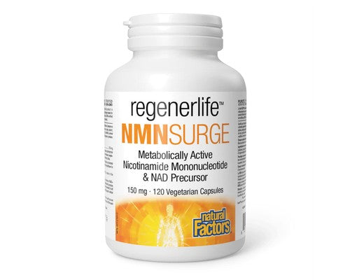 Natural Factors Regener LIfe NMN Surge 120 Capsules