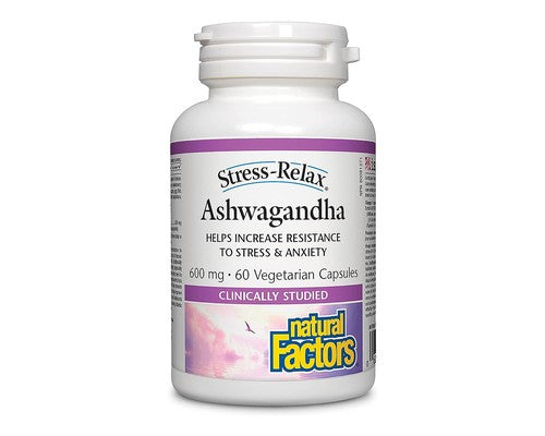 Natural Factors Ashwagandha 600mg 60 Caps