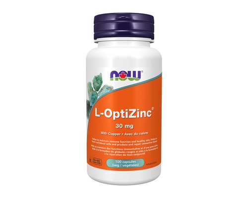 Now L OptiZinc 30mg 100 Capsules