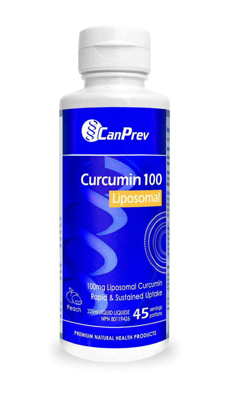 CanPrev Liposomal Curcumin 225ml - Peach