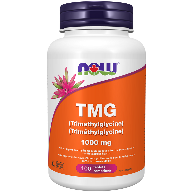 Now TMG (Trimethylglycine) 1000mg 100 tablets