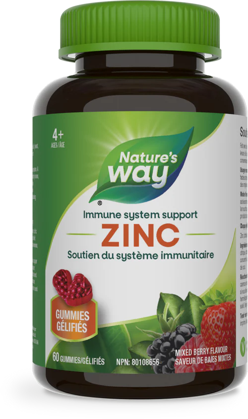 NAT WAY ZINC 60 GUMMIES