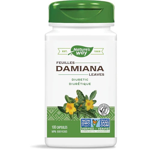 Natures Way Damiana Leaves 100 Capsules