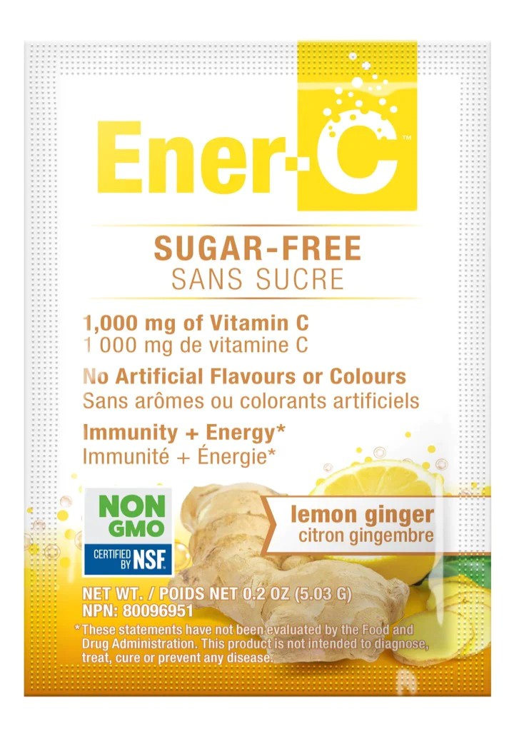 Ener-C Vitamin C 5.32oz single packet - Sugar Free Lemon Ginger