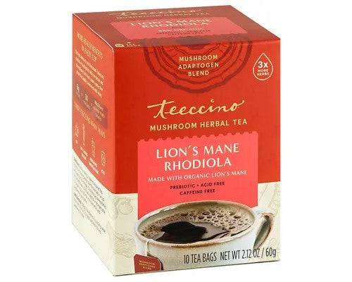 Teeccino Herbal Tea 10 Bags - Lion&