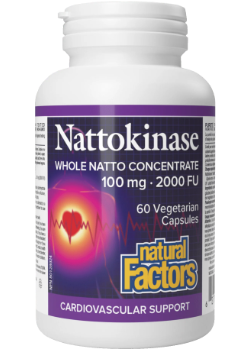 Natural Factors Nattokinase 60 Capsules