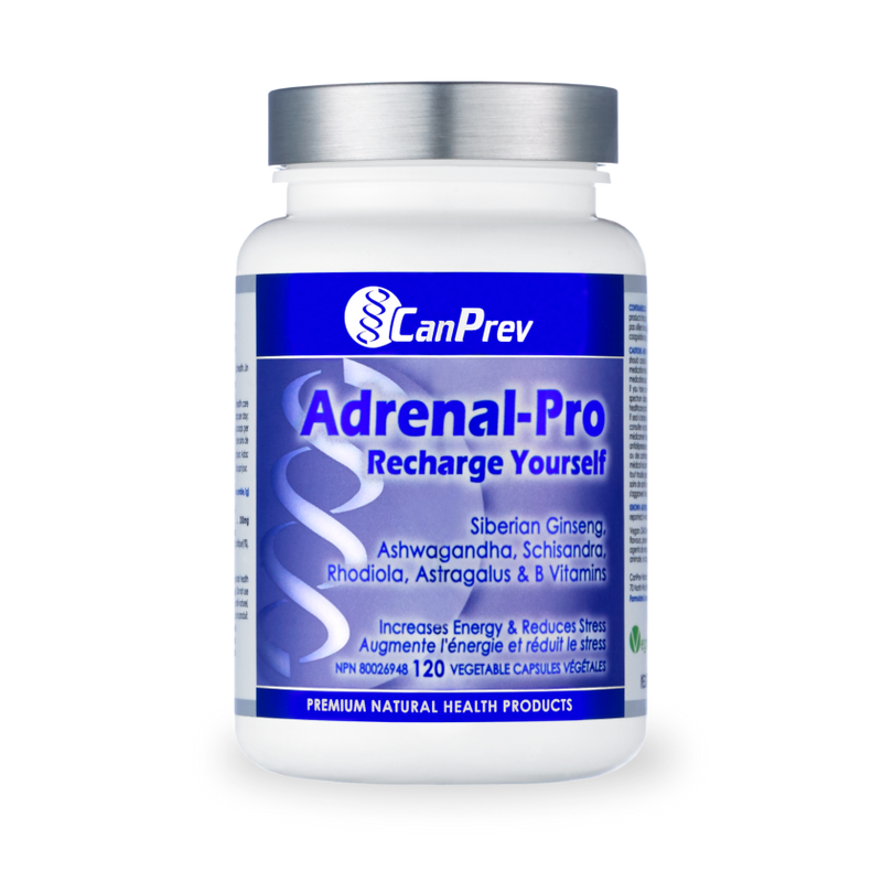 CanPrev Adrenal Pro 120 Capsules + Magnesium Bisglycinate 60 Capsules - SHRINK
