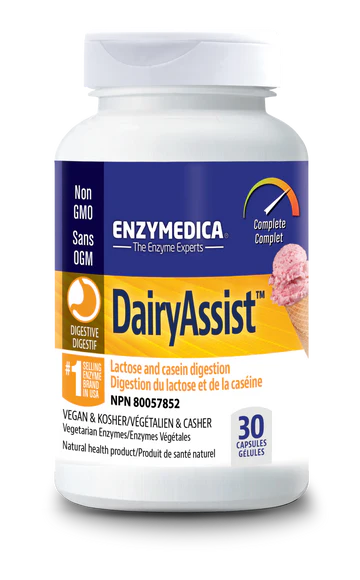 Enzymedica Dairy Assist 30 Capsules