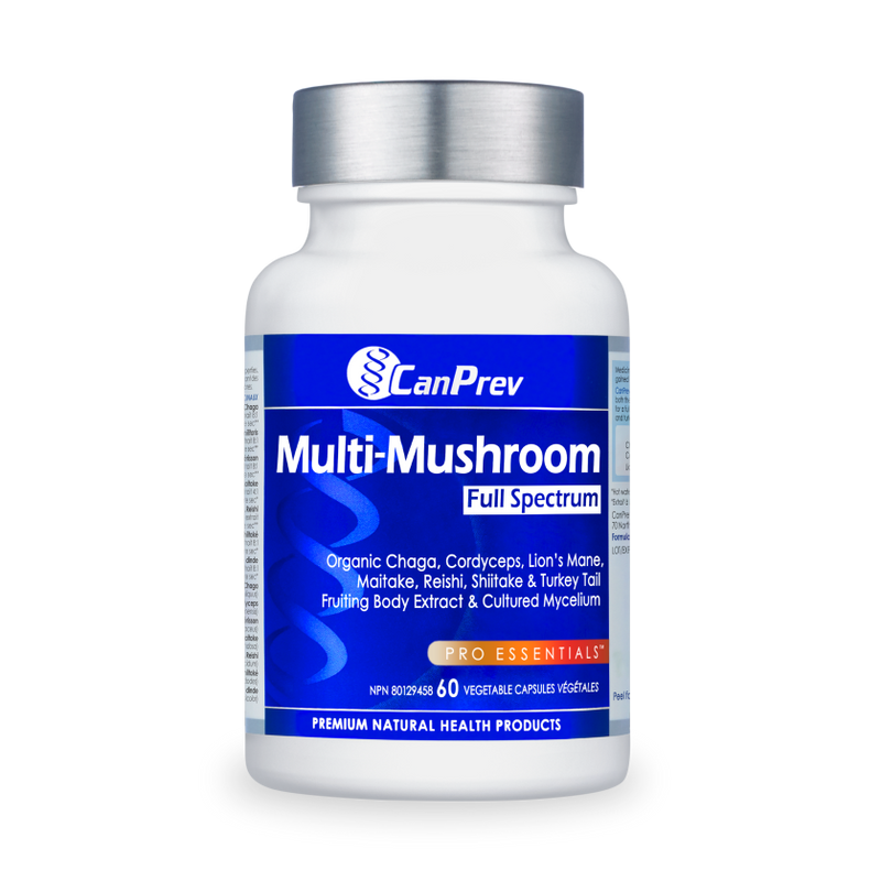 CanPrev Multi Mushroom Full Spectrum 60 Capsules