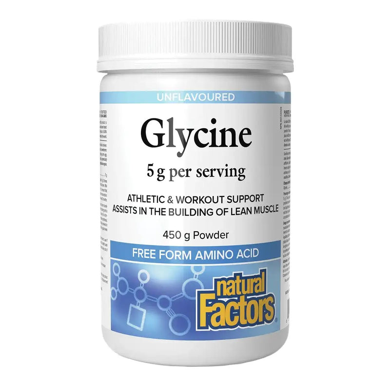 Natural Factors Glycine Unflavoured 450g