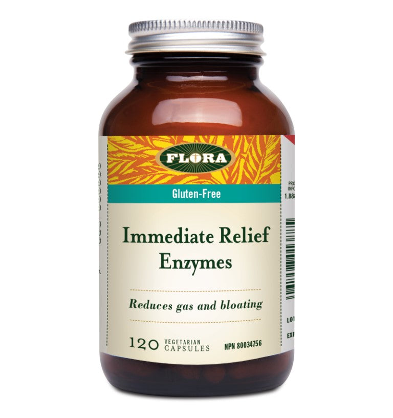 Flora Immediate Relief Enzymes 120 caps