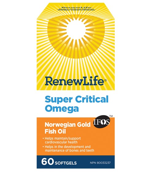 Renew Life Super Critical Omega 60 softgels