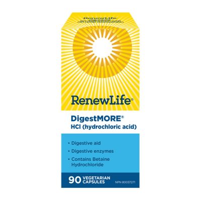 Renew Life DigestMore HCL 90 capsules