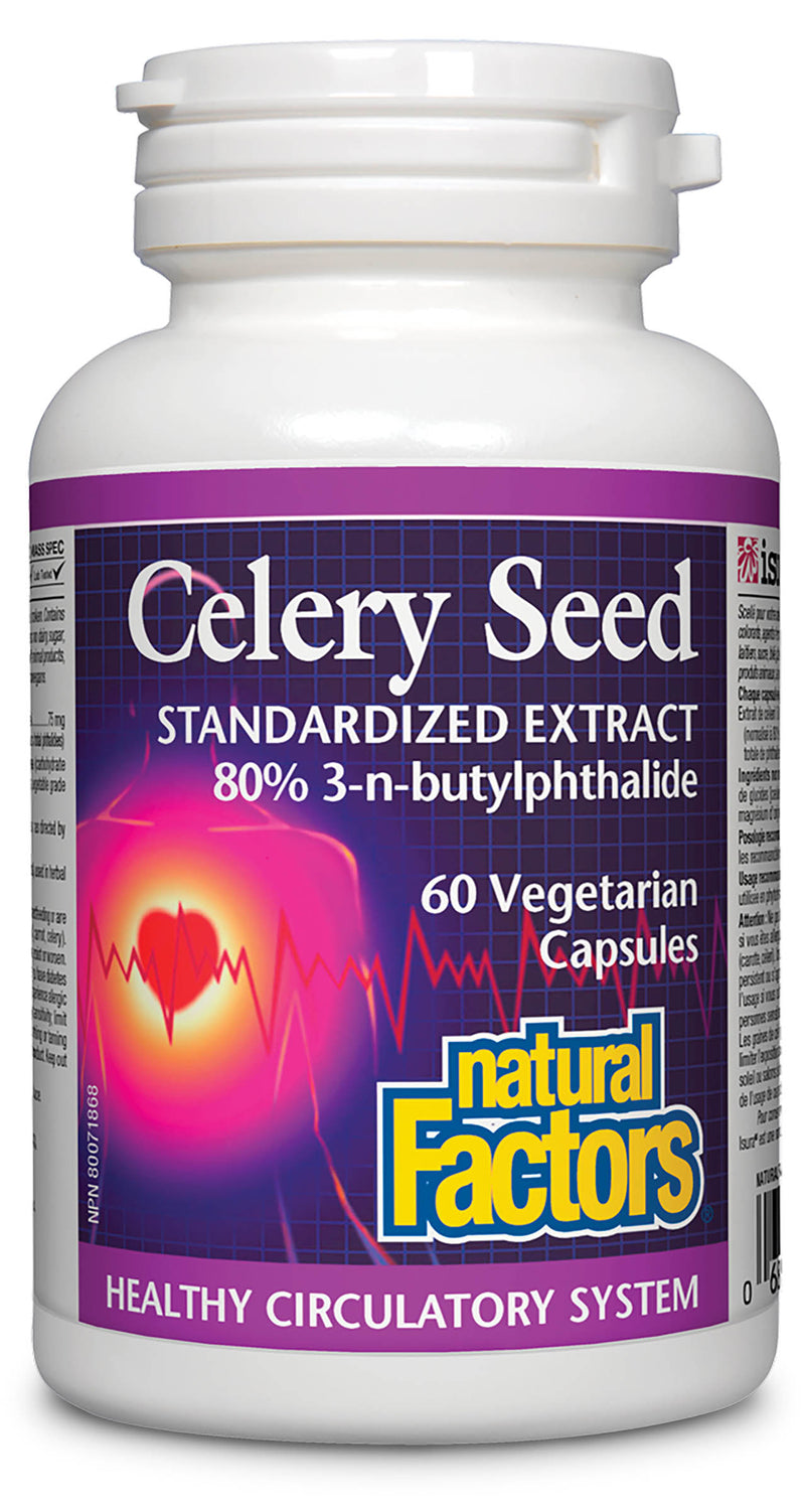 Natural Factors Celery Seed 60 capsules