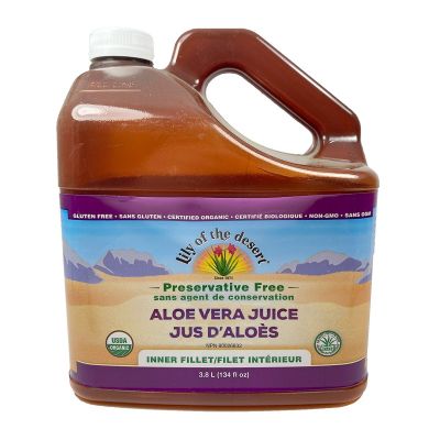 Lily of the Desert Organic Aloe Vera Juice Preservative Free 3.78L - Inner Fillet