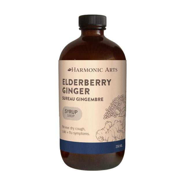 Harmonic Arts Elderberry Ginger Syrup 250ml