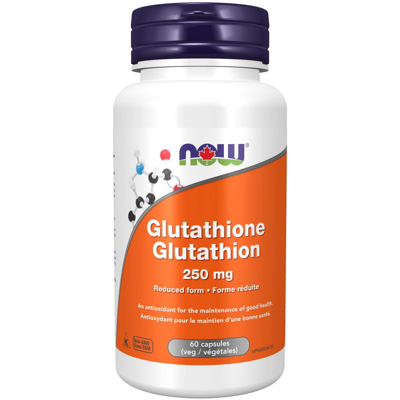 Glutathione 250mg Vegetable Capsules, 60 Count