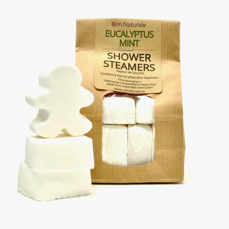 Om Naturale Shower Steamers 5 tablets - EUCALYPTUS MINT