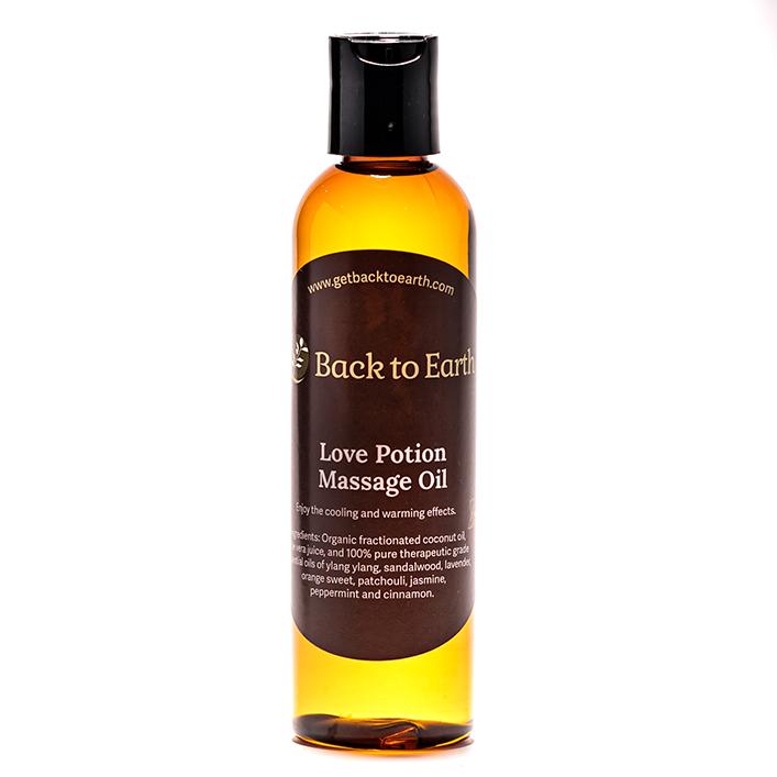 Back To Earth Massage Oil 120ml - Love Potion