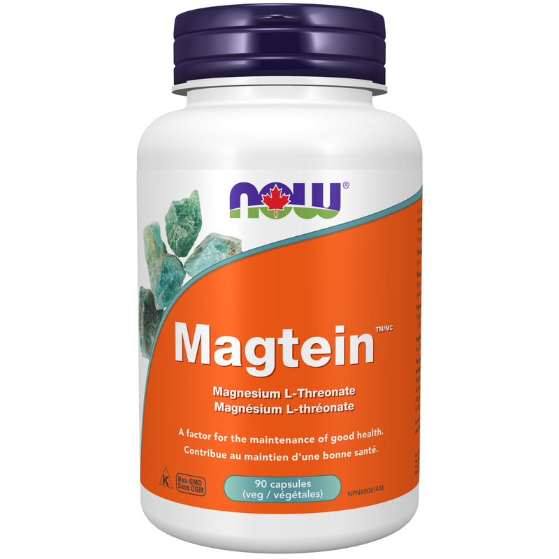 Magtein Magnesium L-Threonate Vegetable Capsules, 90 Count