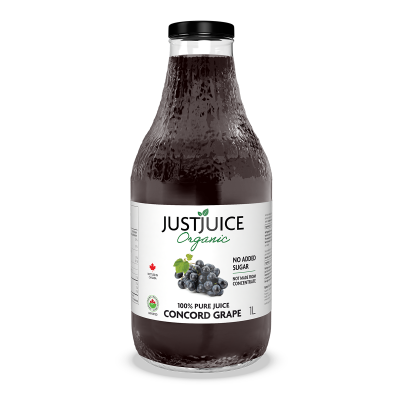 Just Juice Organic Concord Grape 1L